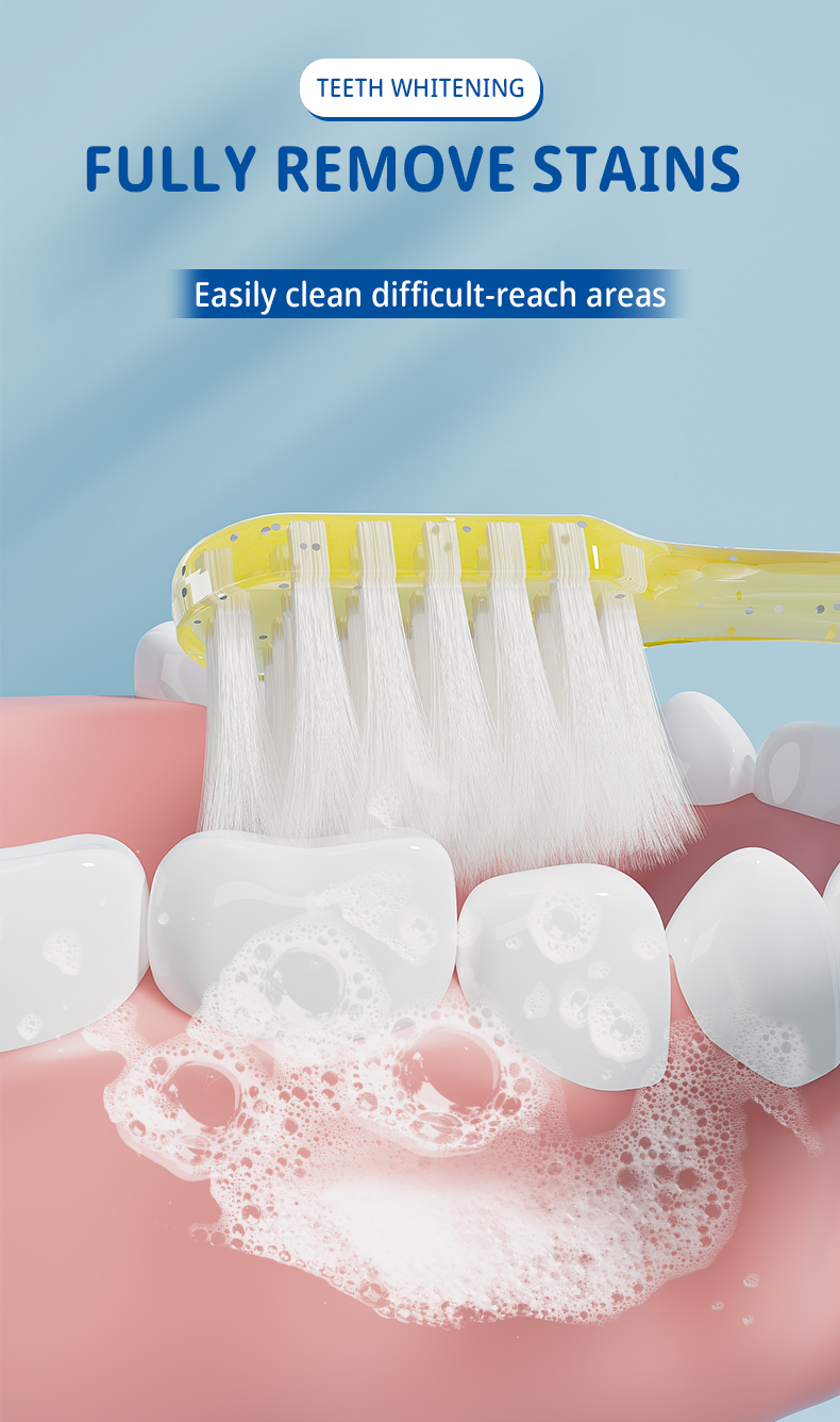 Deep Clean Toothbrush for Adults Soft Bristles Manual Toothbrush