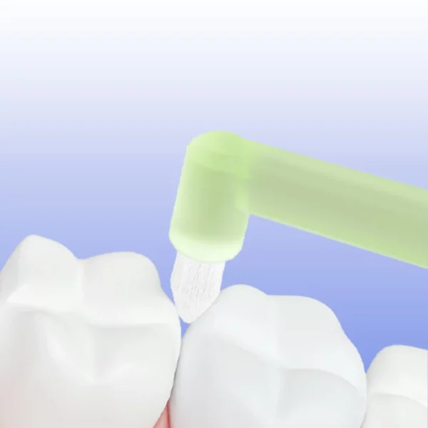 interdental cone brush (4) 360° Cone Interdental Cleaning Brush with Suction Base