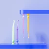 interdental cone brush (6) 360° Cone Interdental Cleaning Brush with Suction Base