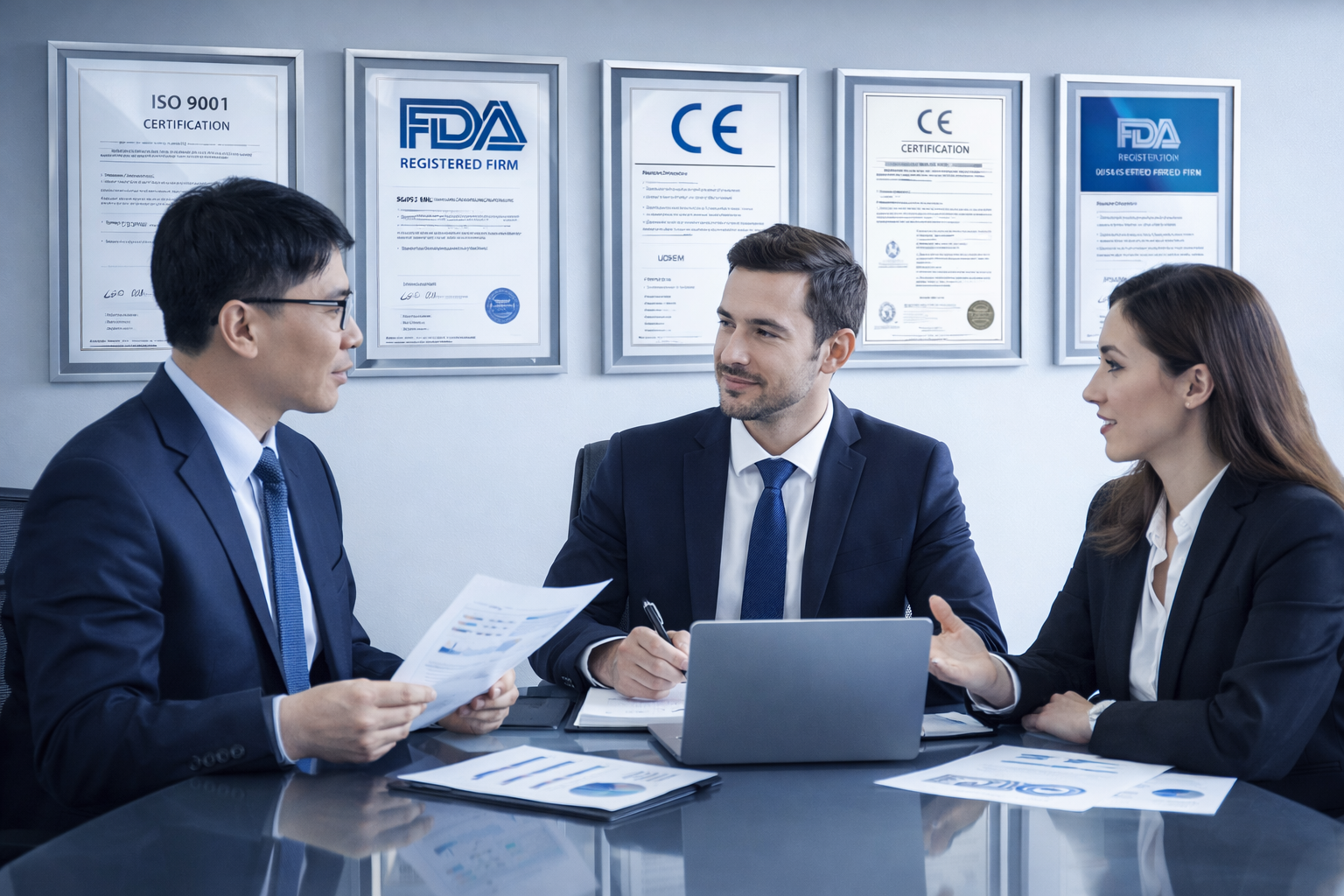 oral care manufacturer ISO FDA CE certification compliance standards factory
