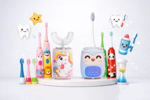 overview of custom kids electric toothbrushes for private label brands