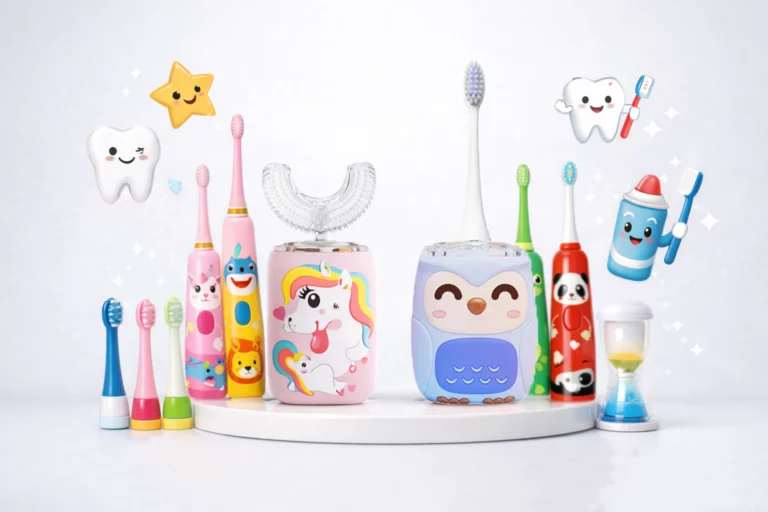 overview of custom kids electric toothbrushes for private label brands