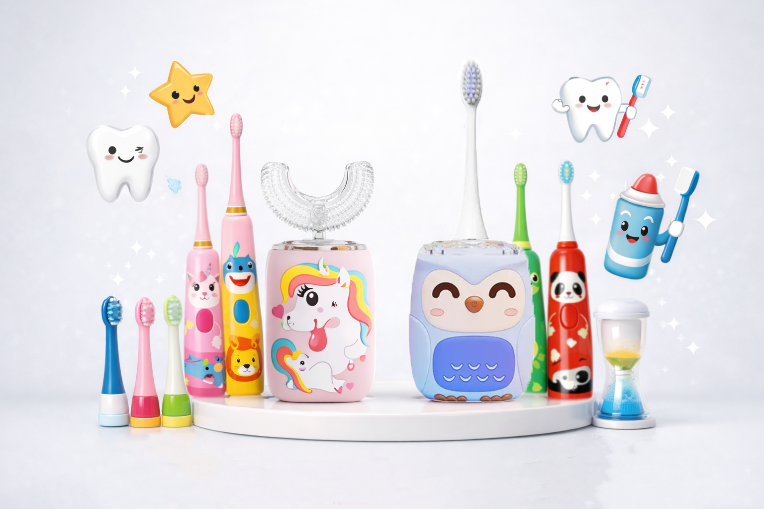 overview of custom kids electric toothbrushes for private label brands