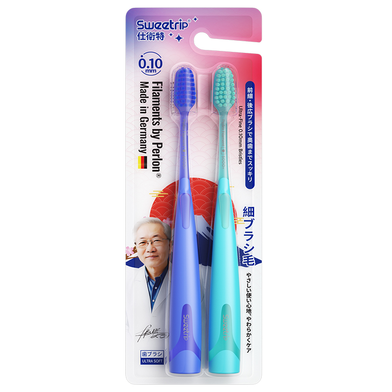 Sweetrip S296 Graphene Antibacterial Wide Head Adult Toothbrush