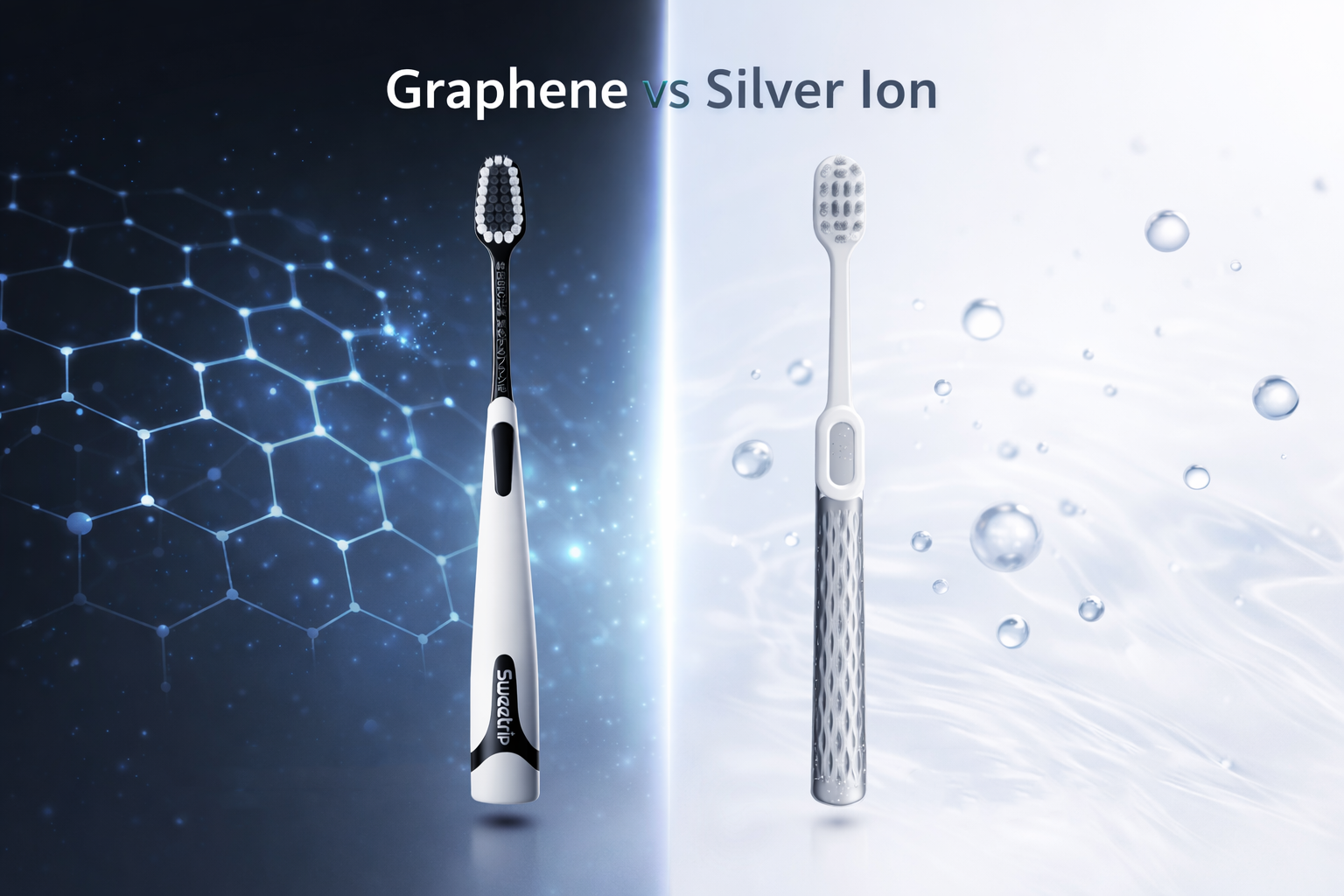 Graphene vs silver ion antibacterial toothbrush technology comparison