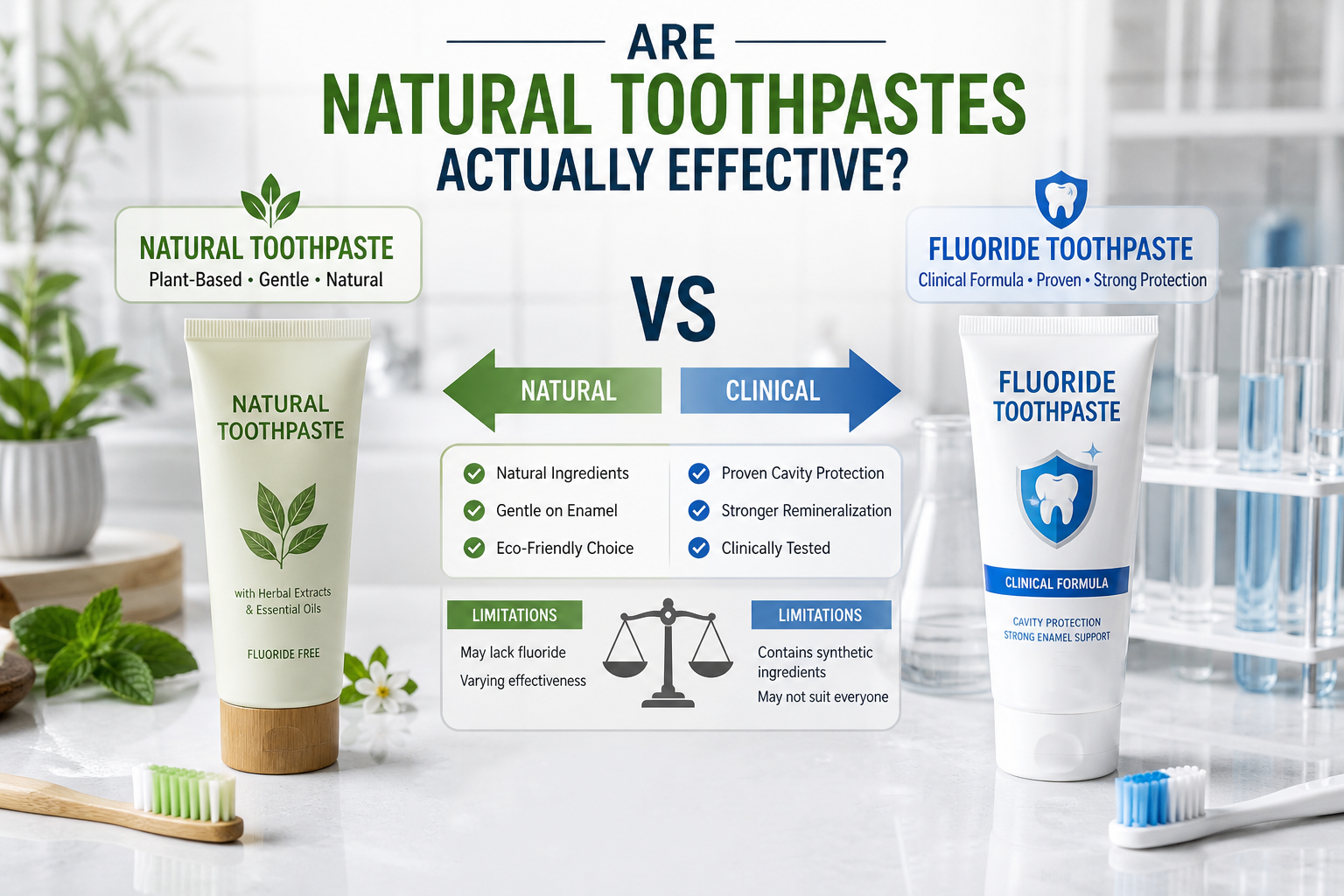 Are Natural Toothpastes Actually Effective