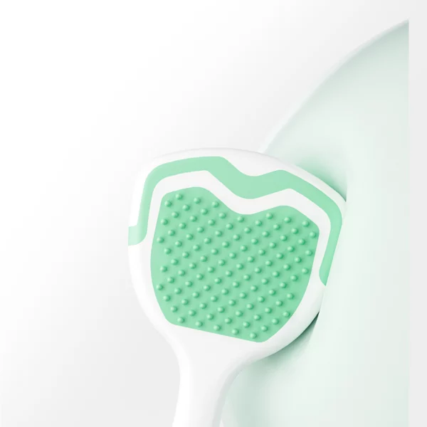 Tongue Scraper Brush with double-sided soft rubber design