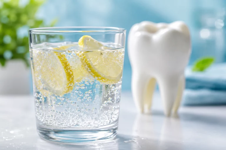 carbonated water and teeth