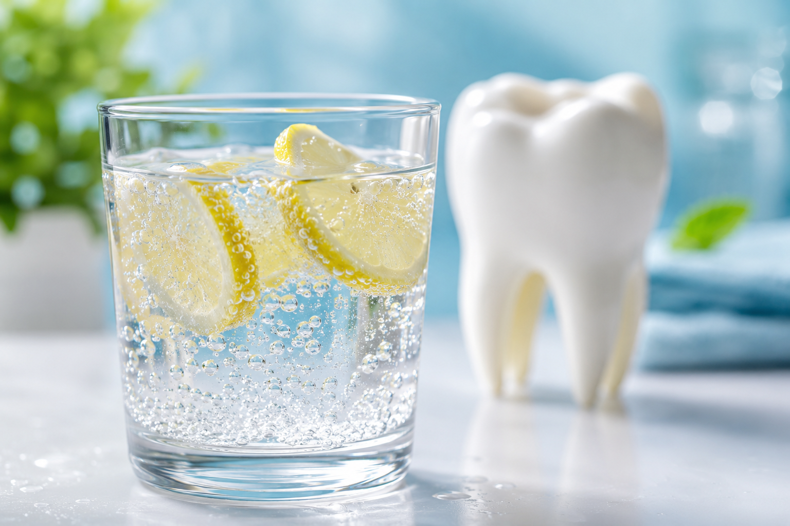 carbonated water and teeth