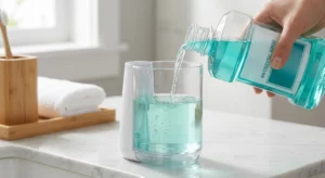 can you put mouthwash in a water flosser