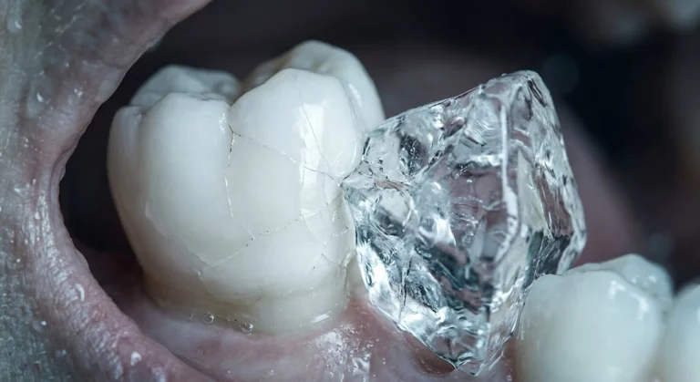 is chewing ice bad for your teeth