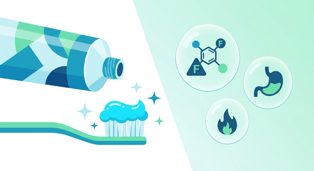 What Happens If You Swallow Toothpaste? Ingredients to Watch