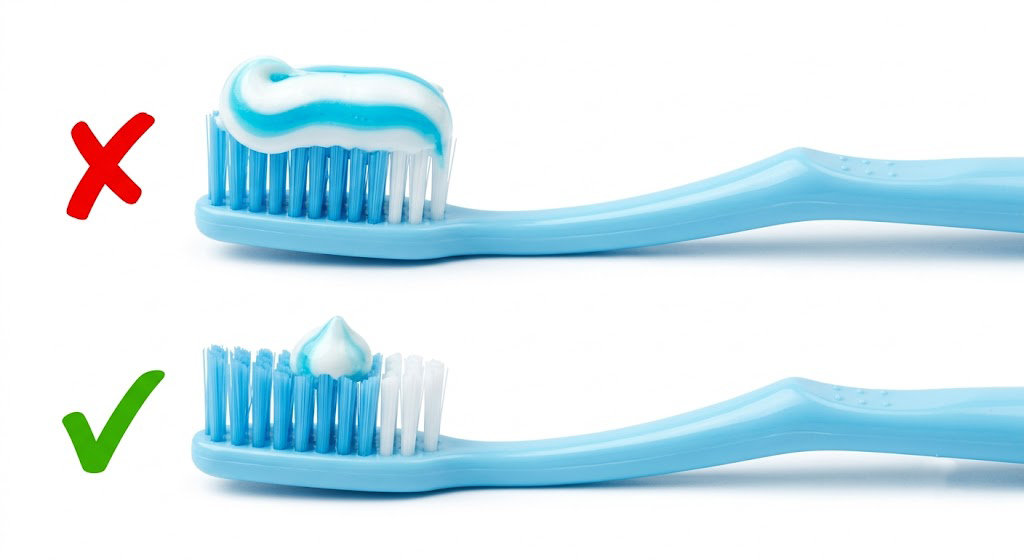 How Much Toothpaste Should You Actually Use Each Time You Brush?
