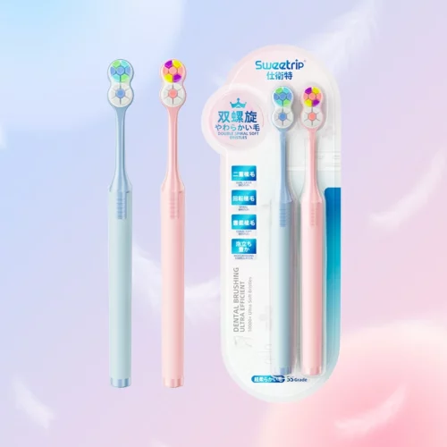 Sweetrip Double Spiral 10000+ Ultra Soft Bristle Toothbrush