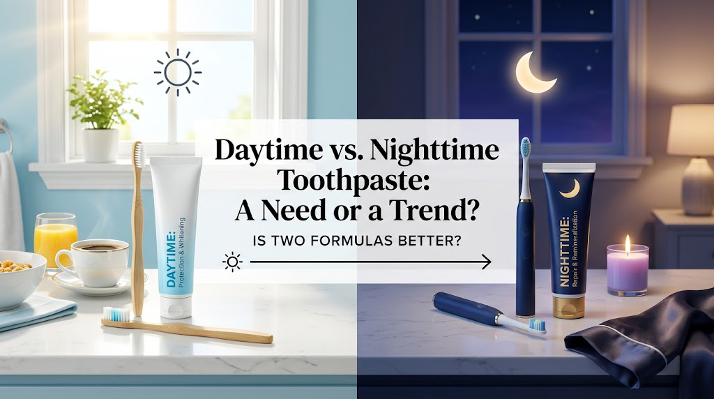 Nighttime vs. Daytime Toothpaste: Is There a Need for Two Formulas?