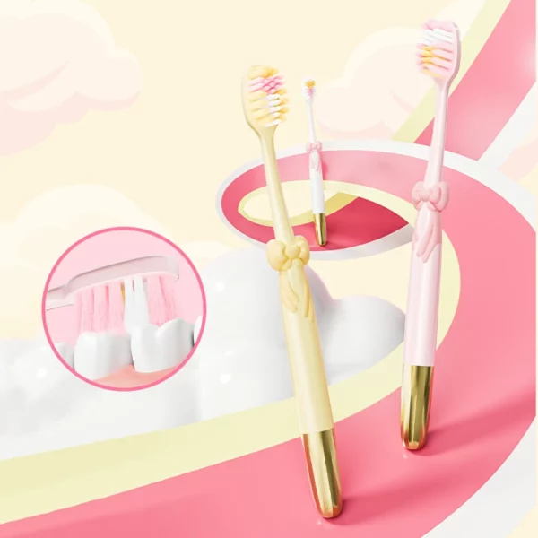soft bristle fairy toothbrush (1) Fairy Wand Soft Bristle Toothbrush 3 Pack