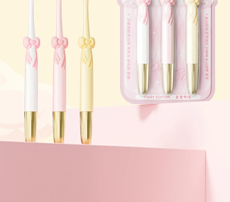 Fairy Wand Soft Bristle Toothbrush 3 Pack