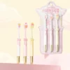 soft bristle fairy toothbrush (8) dycrol KR686 Fairy Wand Soft Bristle Toothbrush 3 Pack
