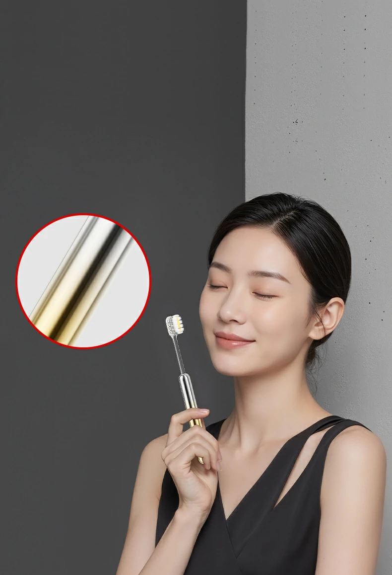 Sweetrip Electroplated Ultra Soft Manual Toothbrush 3 Pack