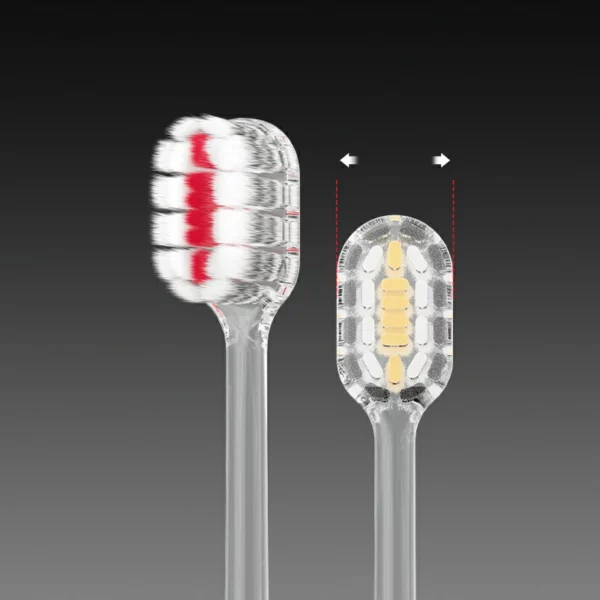 ultra soft manual toothbrush (5) Sweetrip Electroplated Ultra Soft Manual Toothbrush 3 Pack