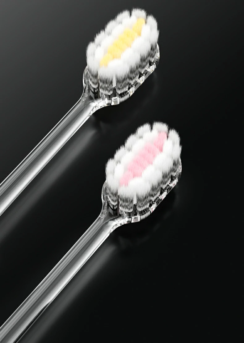 Sweetrip Electroplated Ultra Soft Manual Toothbrush 3 Pack