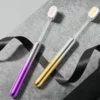 ultra soft manual toothbrush (7) Sweetrip Electroplated Ultra Soft Manual Toothbrush 3 Pack