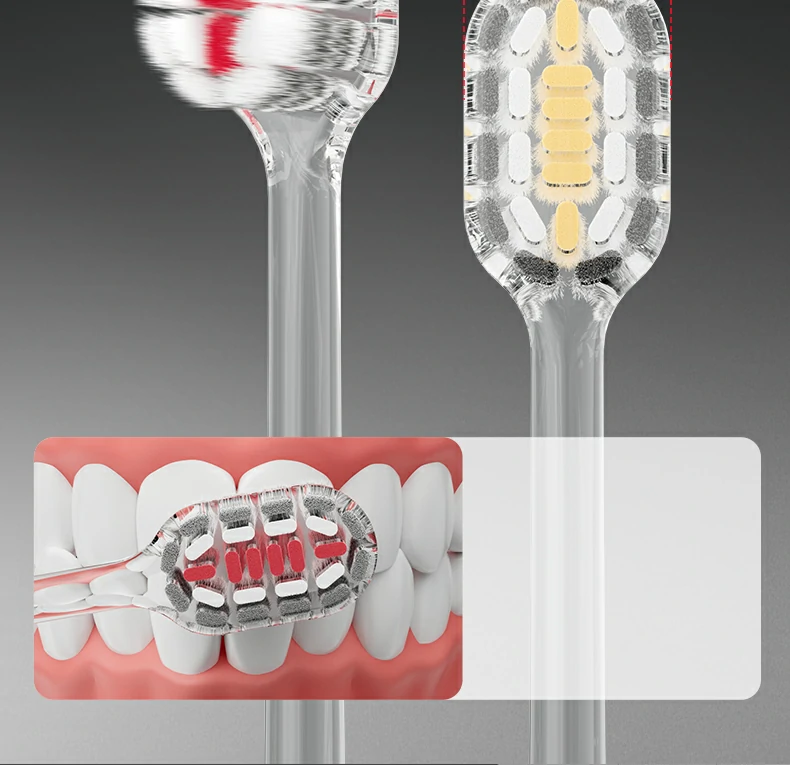 Sweetrip Electroplated Ultra Soft Manual Toothbrush 3 Pack