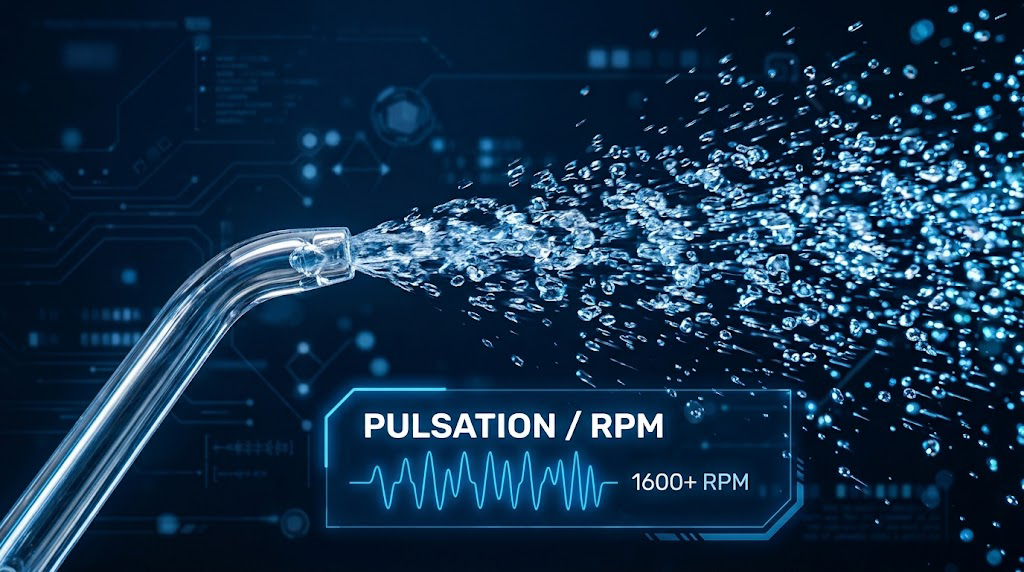 Comparing Pulsation Rates (RPM) in Modern Oral Irrigators
