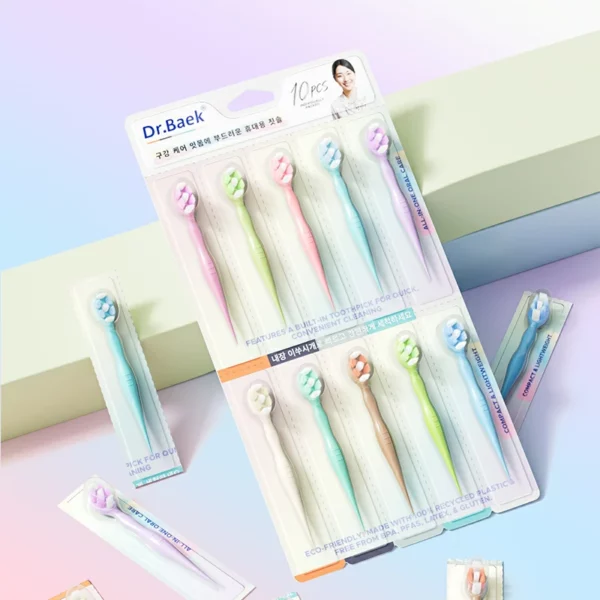 Dr.Baek KR122 3-in-1 Multi-Functional Travel Toothbrush