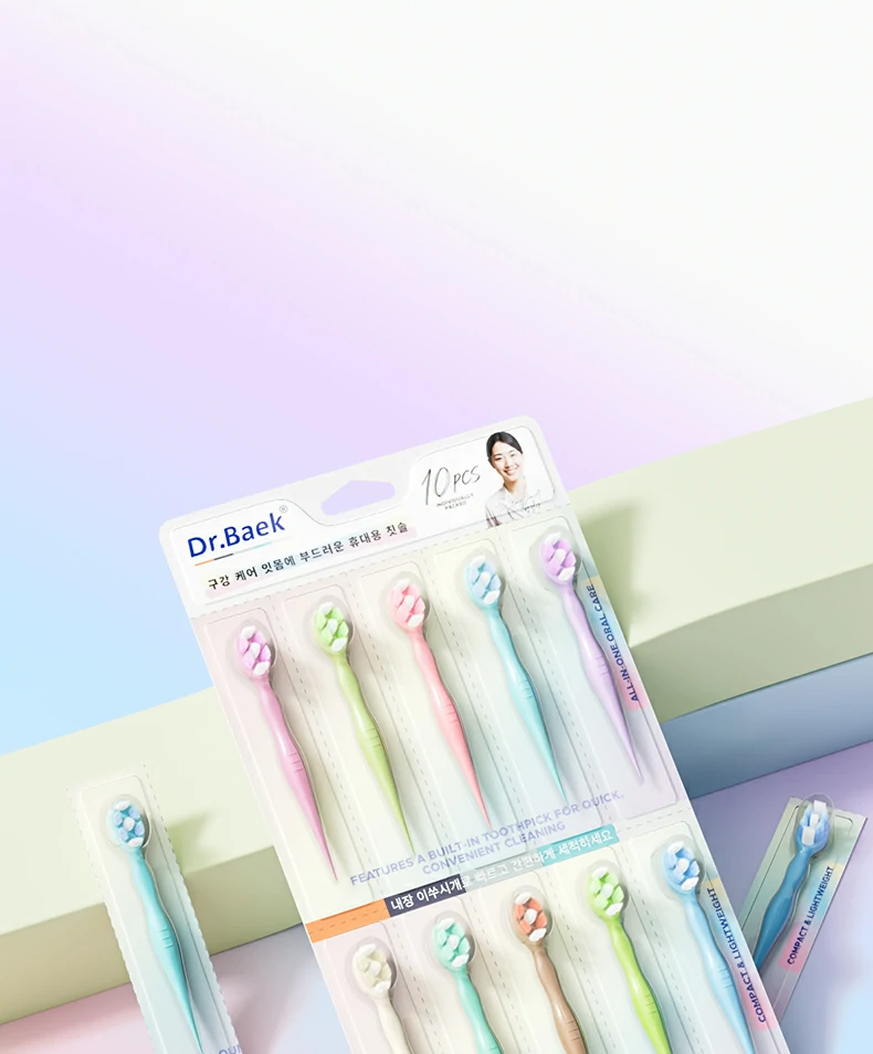 Dr.Baek KR122 3-in-1 Multi-Functional Travel Toothbrush