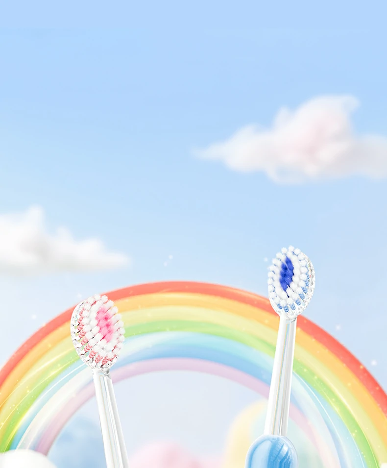 3-Tier Stepped Soft Children Manual Toothbrush