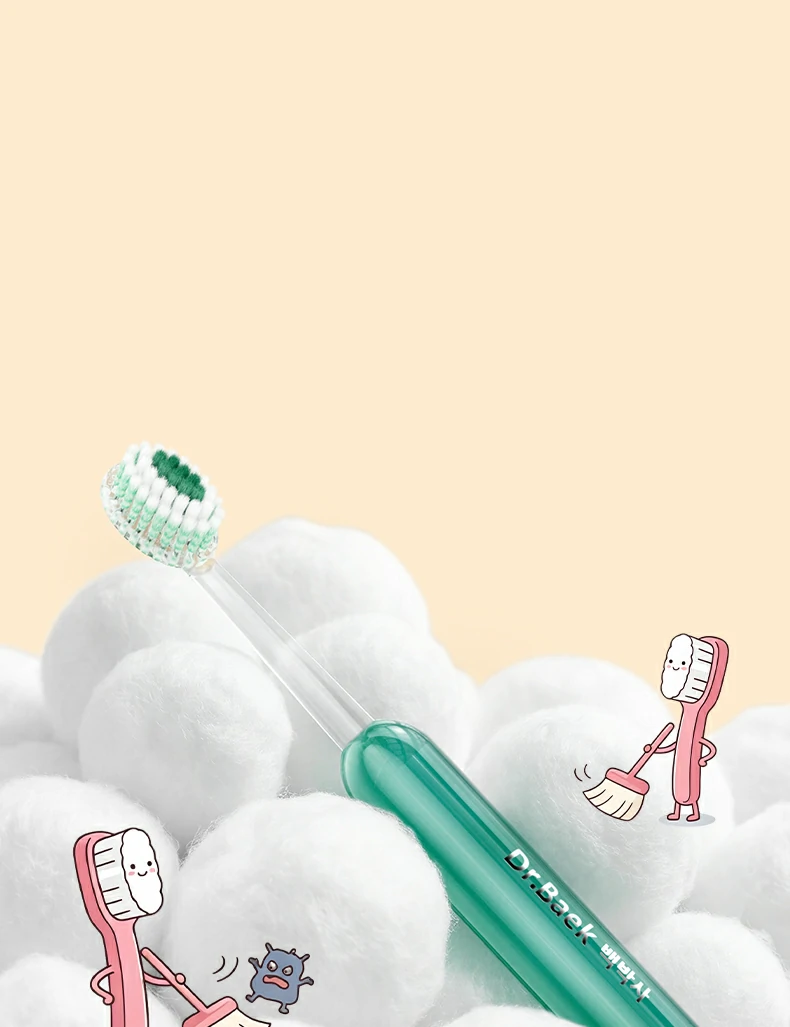 3-Tier Stepped Soft Children Manual Toothbrush