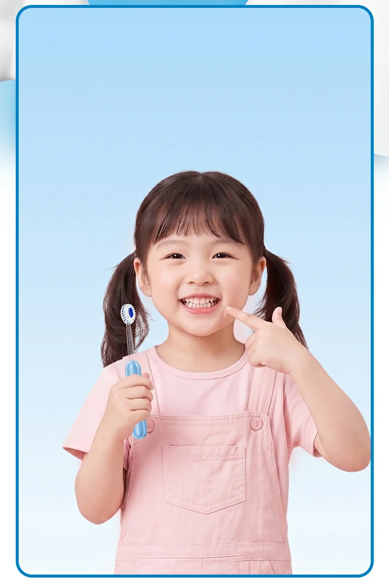 3-Tier Stepped Soft Children Manual Toothbrush