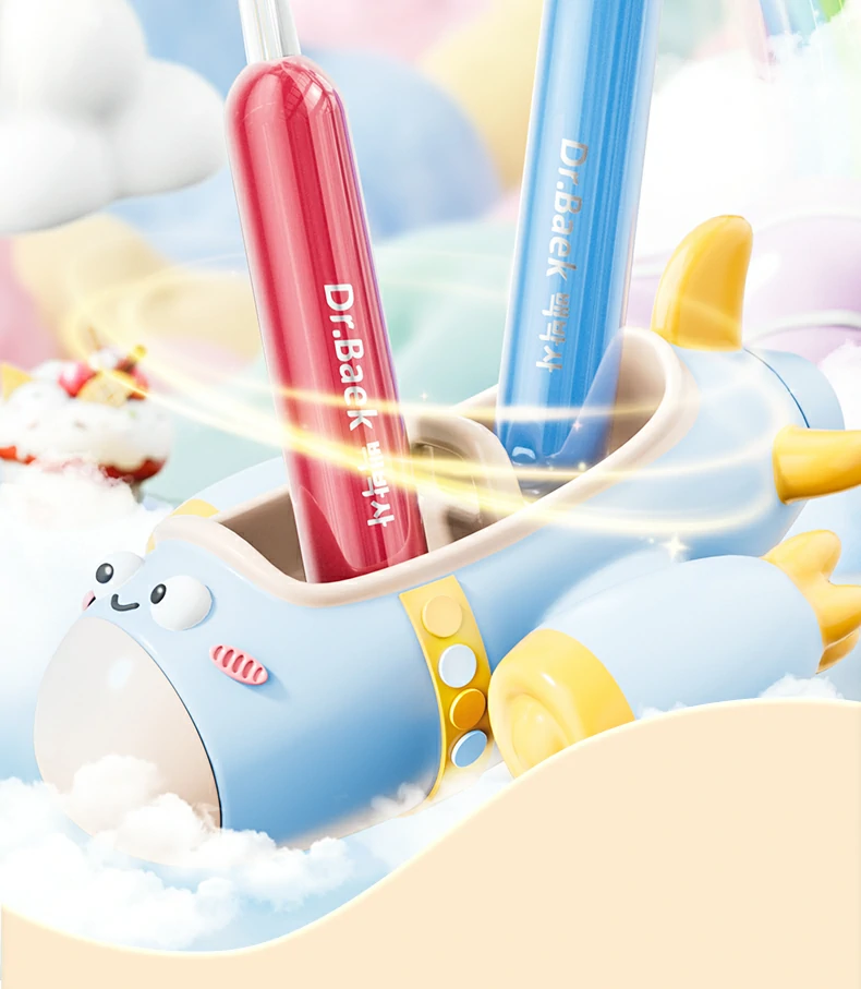 3-Tier Stepped Soft Children Manual Toothbrush