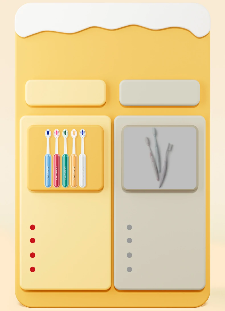 3-Tier Stepped Soft Children Manual Toothbrush