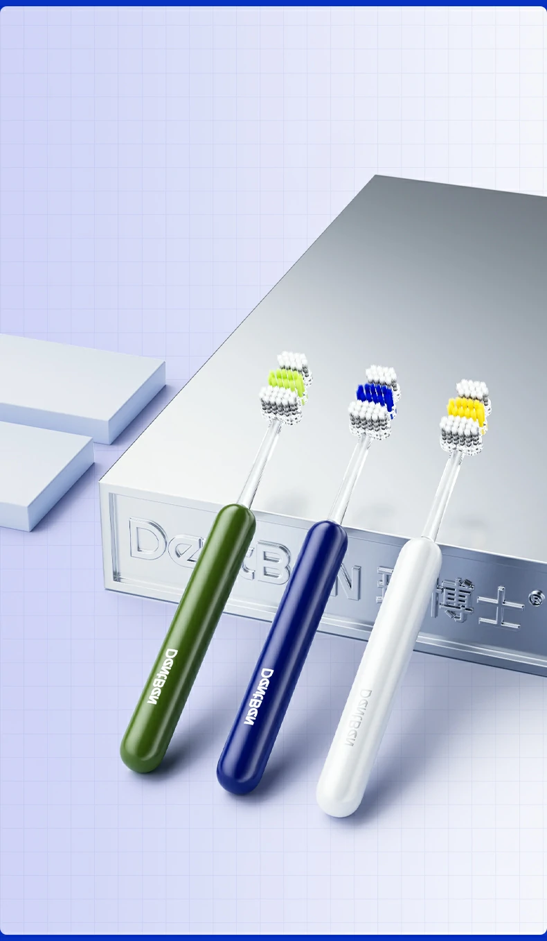 Deep Cleaning Adult Toothbrush Soft PBT Bristles