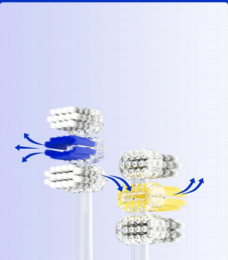 Deep Cleaning Adult Toothbrush Soft PBT Bristles