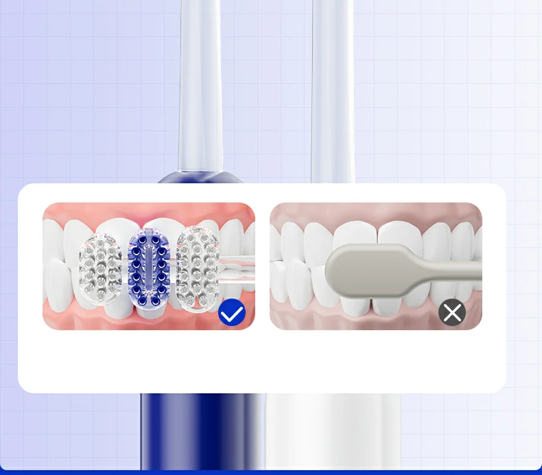 Deep Cleaning Adult Toothbrush Soft PBT Bristles