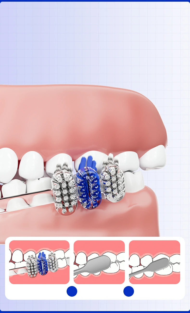 Deep Cleaning Adult Toothbrush Soft PBT Bristles