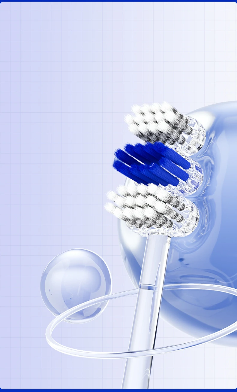 Deep Cleaning Adult Toothbrush Soft PBT Bristles