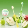 Triple Level Soft Toothbrush (1) Apple Core Handle Triple Level Soft Toothbrush