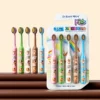 Ultra Soft Kids Toothbrush (10) Dr.Baek KR791-C Cartoon Bear Ultra Soft Kids Toothbrush (5-Pack) – High-Density PBT Bristles