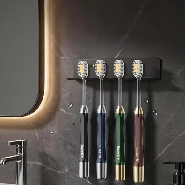 Wide head manual toothbrush (4) High-Density Wide Head Manual Toothbrush